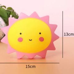 Led Işıklı Güneş Silikon Gece Lambası