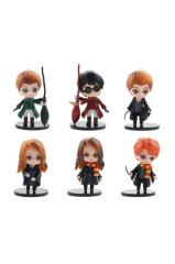 Harry Potter, Hermione, Malfoy, Ron Koleksiyon Figür Biblo Seti 6 Adet