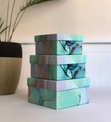 Kendine İnan Mottolu Tasarım 3'lü Kutu