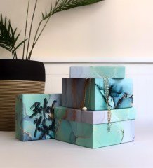 Kendine İnan Mottolu Tasarım 3'lü Kutu