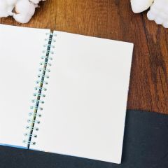 Bu Hayatı İzlemeye Gelmişim Tasarımlı Spiralli Defter