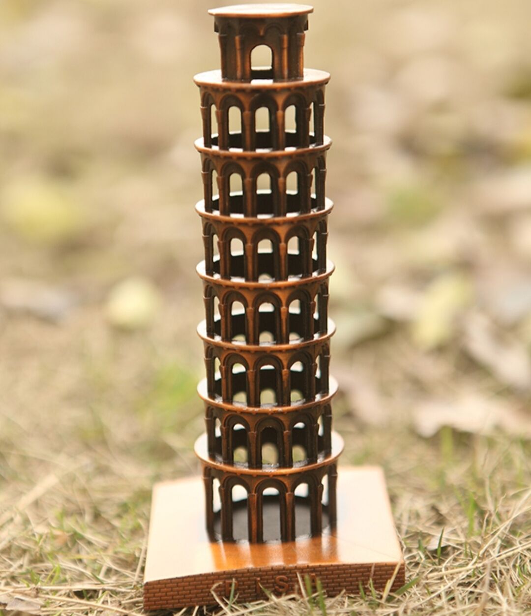 Pisa Kulesi Biblo 20 Cm Koleksiyon Hatıra Pisa Kulesi Masa Üstü Biblo