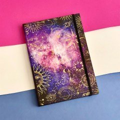 Space Tarot Tasarımlı Lastikli Defter