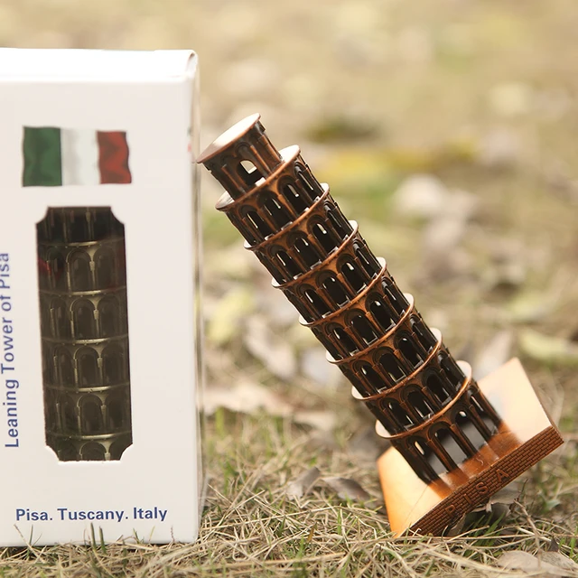 Pisa Kulesi Biblo 15 Cm Koleksiyon Hatıra Pisa Kulesi Masa Üstü Biblo