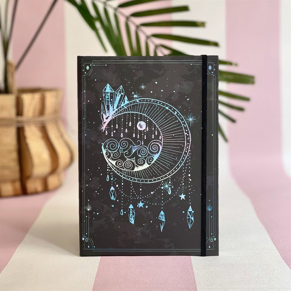 Kristal Tarot Tasarımlı Lastikli Defter