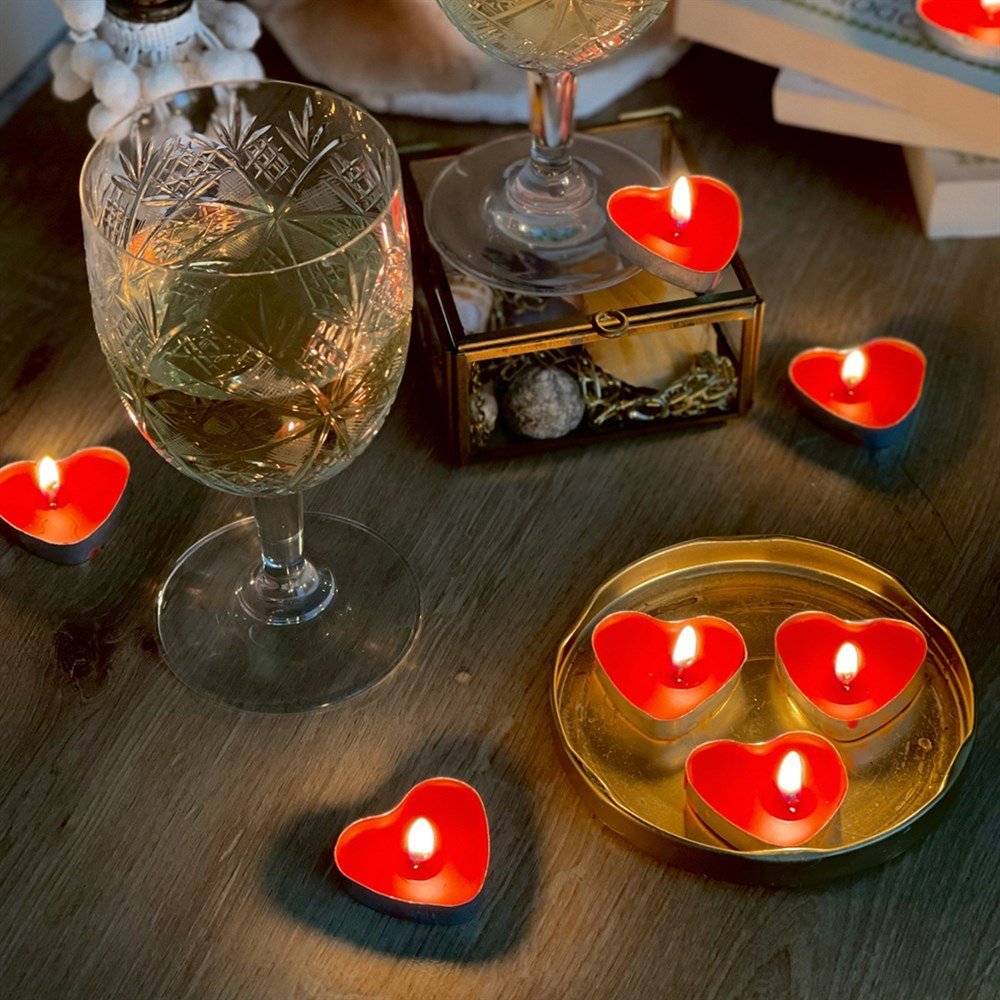 50'li Mini Kalp Mum