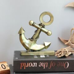 Dekoratif Metal Çapa Biblo