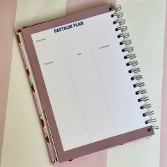 Çilek Tasarımlı Konuşan Ajanda