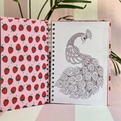 Çilek Tasarımlı Konuşan Ajanda