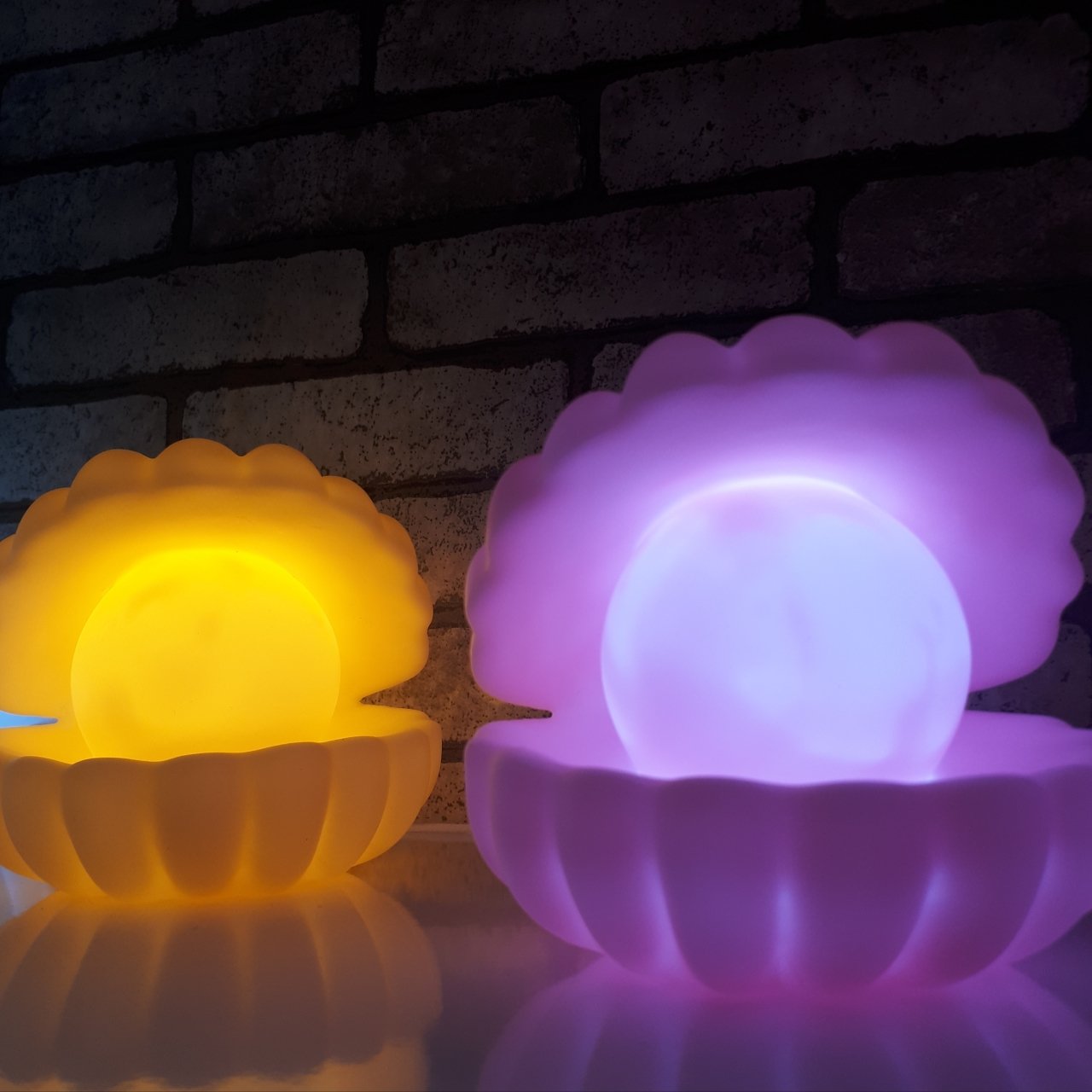 İstiridye Şeklinde Gece Lambası