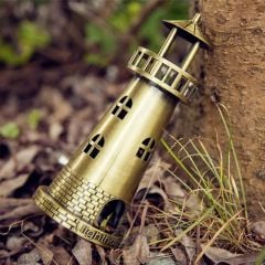 Dekoratif Metal Deniz Feneri Kule Biblo 18 Cm