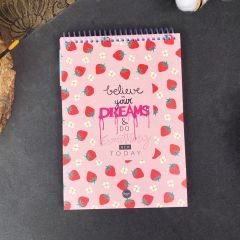 Believe In Your Dreams Tasarımlı A5 Sketch Book - Eskiz Defteri
