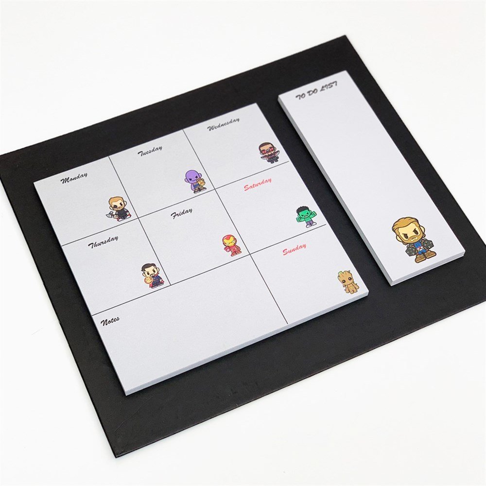 Marvel Tasarımlı Haftalık Planner