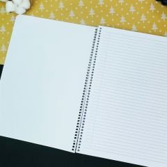 Death Note Tasarımlı Çizgili A4 Defter