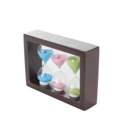 Ahşap El Yapımı 3’lü Kum Saati