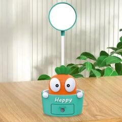 Karikatür Havuç Led Işıklı Açacaklı Masa ve Gece Lambası