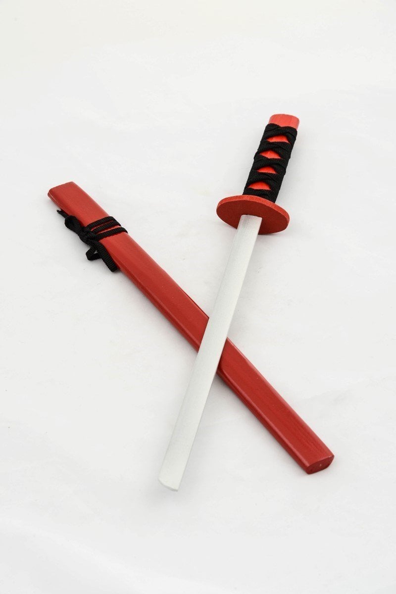 AHŞAP KATANA KILIÇ OYUNCAK KIRMIZI