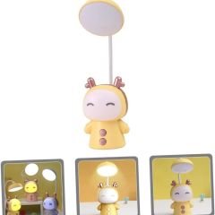 Sevimli Karikatür Masa Lambası Renkli Başucu Gece Lambası Çift Fonksiyonlu