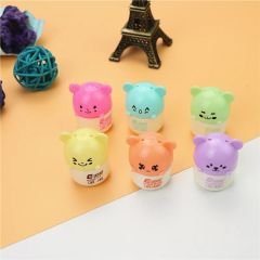 Sevimli Mini Hamster Fosforlu Kalem Seti 6lı