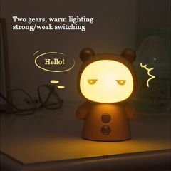 Sevimli Karikatür Hayvan Masa Lambası Renkli Başucu Gece Lamba