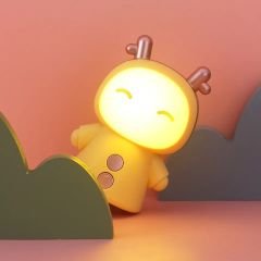 Sevimli Karikatür Hayvan Masa Lambası Renkli Başucu Gece Lamba