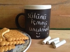 Tebeşirli Kupa Bardak