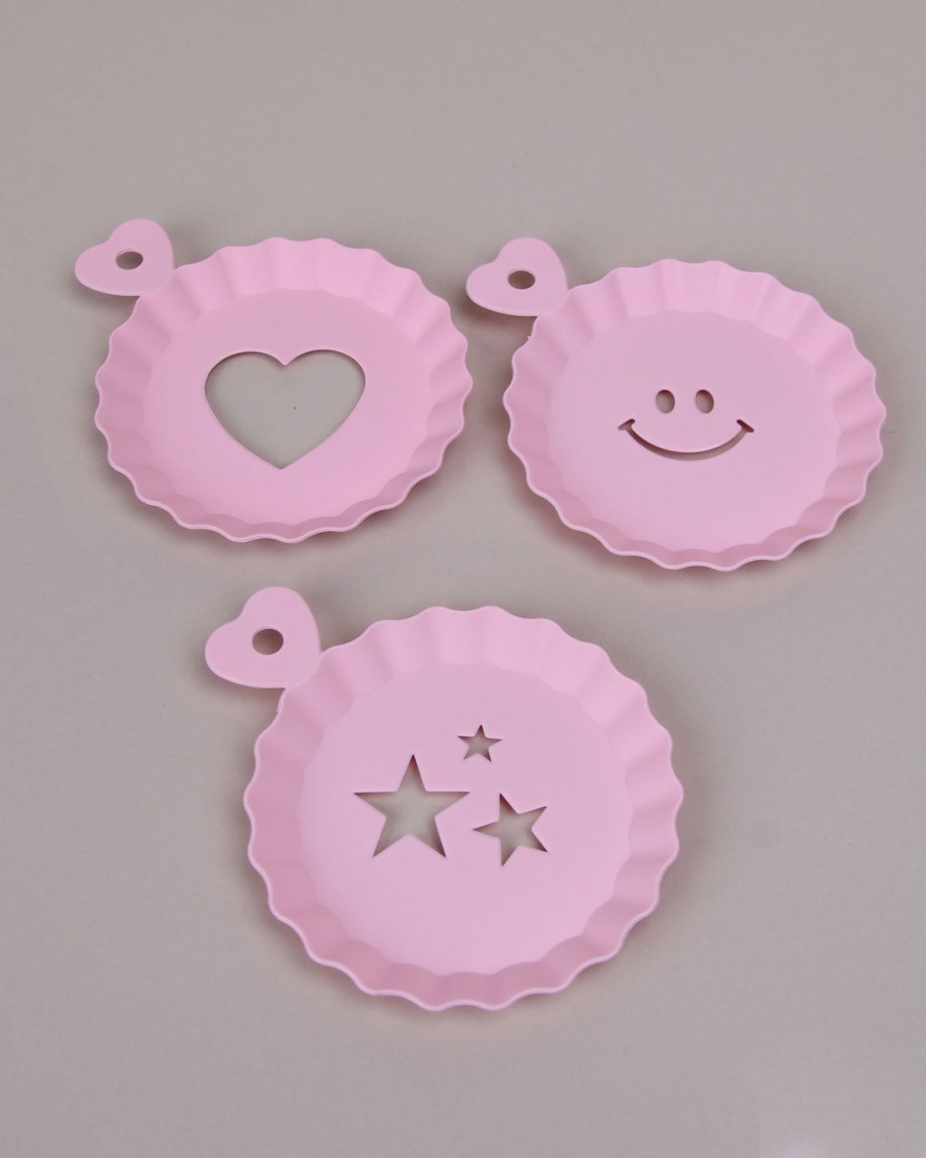 Tatlı Süsleme Şablonu Kalıbı 3 lü