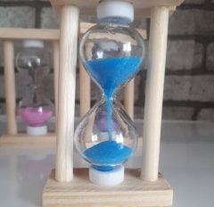 Mini Boy Ahşap Kum Saati İnce Tasarım