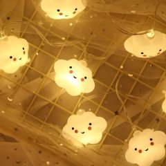 Gülen Yüz Bulut Tasarımlı Şerit Lamba