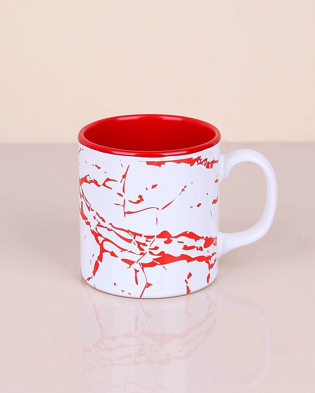 Mermer Desenli Seramik Kupa