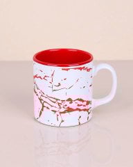 Mermer Desenli Seramik Kupa