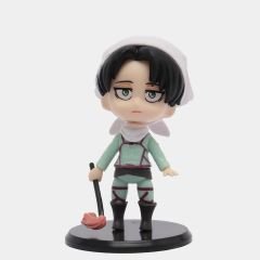 Anime Attack On Titan Figür Levi Ackerman Eren Jeager Figür