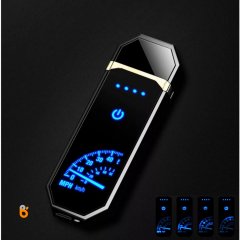 Dokunmatik Çakmak Şarjlı Hareketli Led Hız Göstergeli Ekran