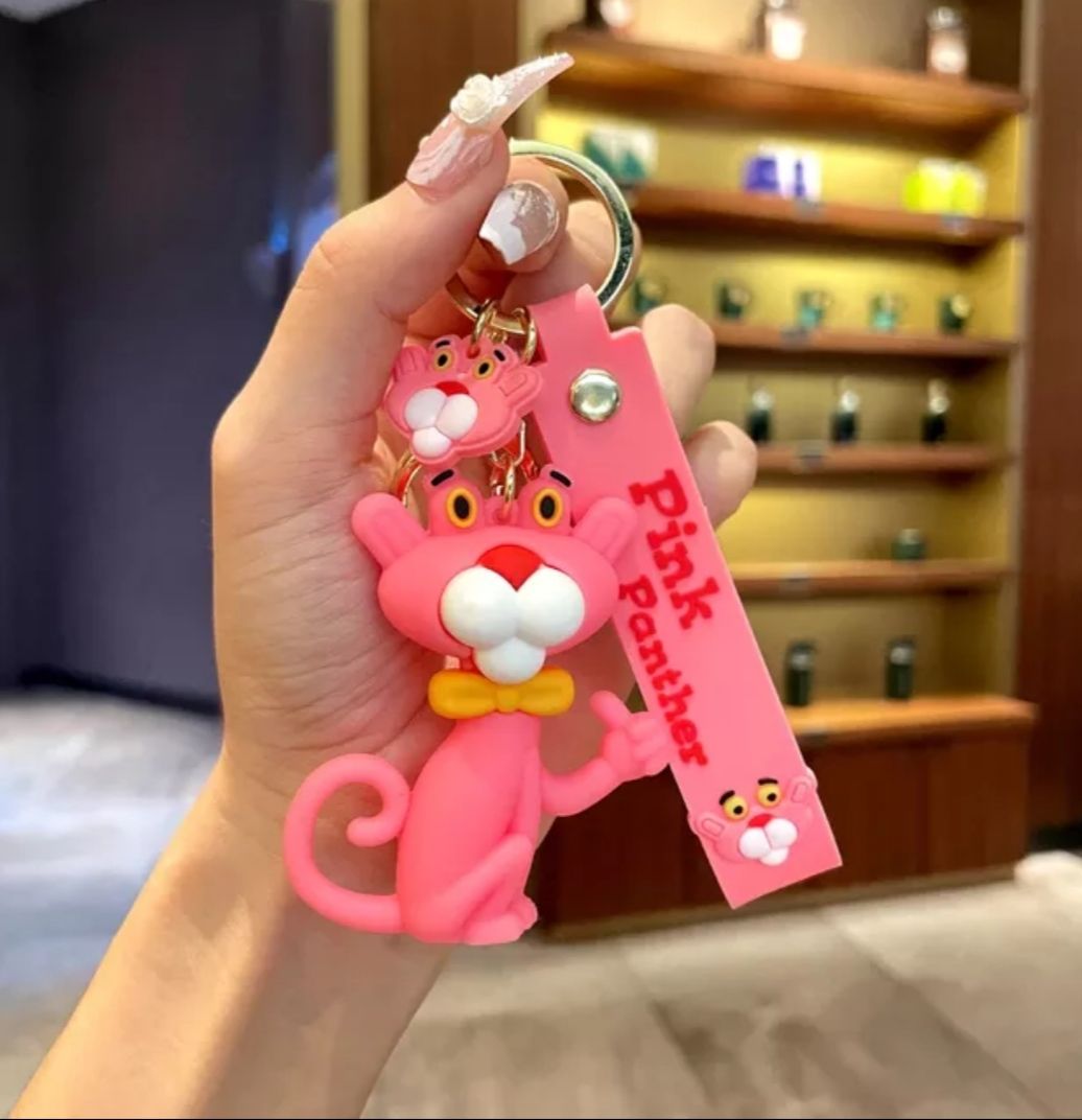 Pink Panther Pembe Panter  Anahtarlık ve Çanta Aksesuarı