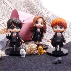 Harry Potter Hermione Ron Figür Harry Poter Koleksiyon Biblo Seti 3 Parça