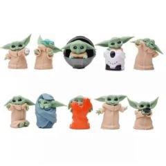 Star Wars Baby Yoda Figür Seti 10 Adet Star Wars The Child Baby Yoda Figür Seti