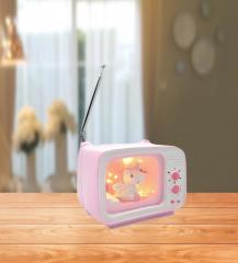 DekoratIf Led Tv İçinde Unicorn Gece Lambası