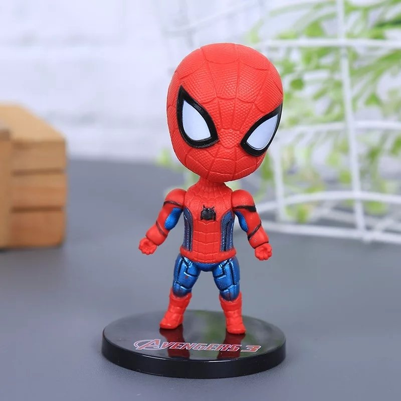 Marvel Avengers Örümcek Adam Figür Biblo Anahtarlık