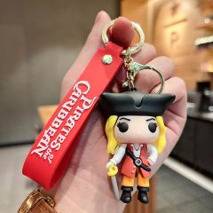 Karayip Korsanları Elizabeth Swann Anahtarlık Çanta Aksesuarı Süsü