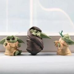Star Wars Baby Yoda Figür Seti 3 Adet Star Wars The Child Baby Yoda Figür Seti