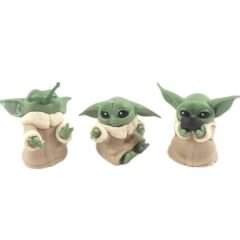 Star Wars Baby Yoda Figür Seti 3 Adet Star Wars The Child Baby Yoda Figür Seti