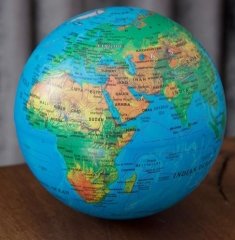 Sihirli Dönen Işıklı Dünya Küresi