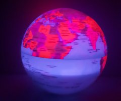 Sihirli Dönen Işıklı Dünya Küresi