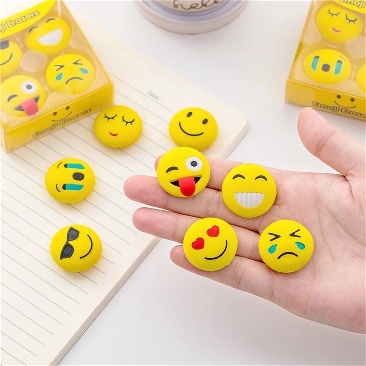 EMOJİ SİLGİ SETİ 4'LÜ