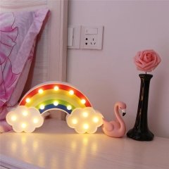 Led Işıklı Gökkuşağı Gece Lambası