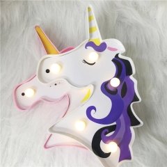 Unicorn Tasarımlı Led Gece Lambası