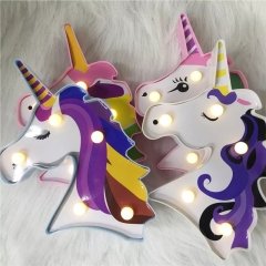 Unicorn Tasarımlı Led Gece Lambası