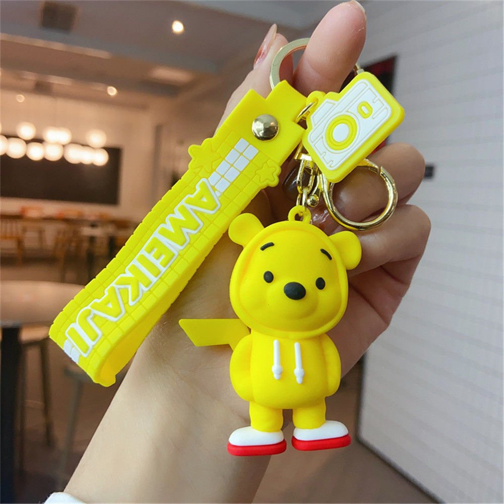 Winnie The Pooh Ayı Vinniy Anahtarlık Çanta Aksesuarı Süsü