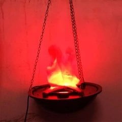Alevli Zincirli Ateş Lamba