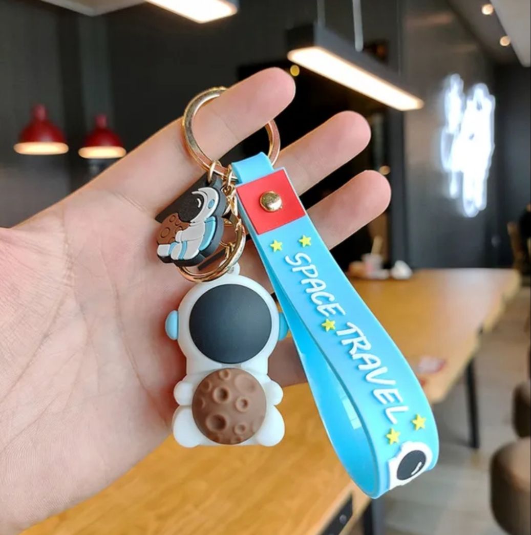 Uzay Yolculuğu Astronot Anahtarlık Çanta Aksesuarı Süsü